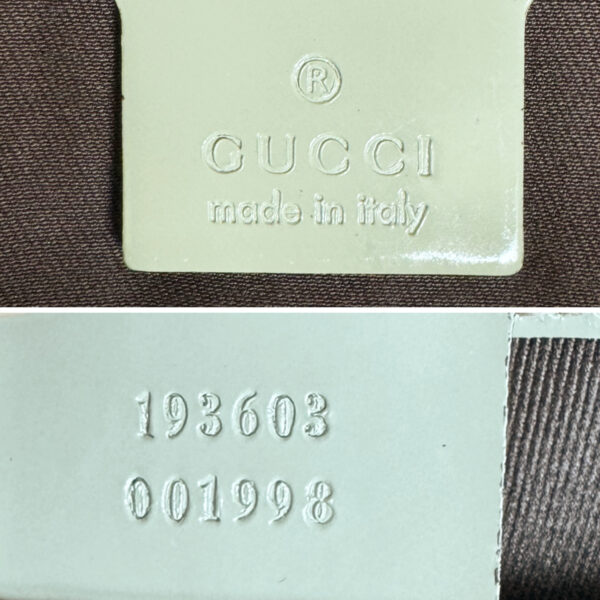 Gucci Monogram Boston Bag in Beige - Grey / Sage Green - Image 8
