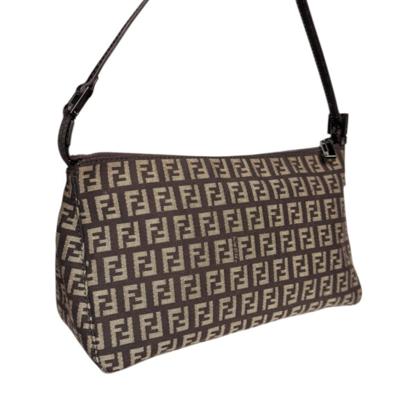 Fendi Monogram Shoulder Bag in Brown - Image 2
