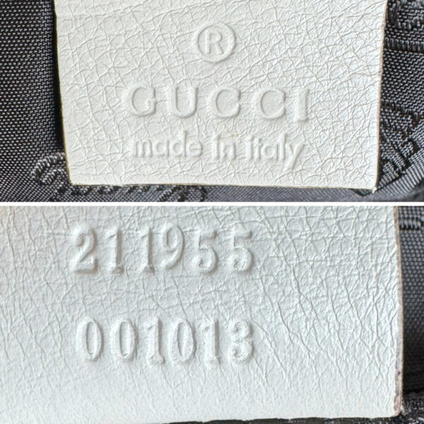 Gucci Monogram Tribeca Tassel Shoulder Bag in Beige / Off-White / Gold - Image 7