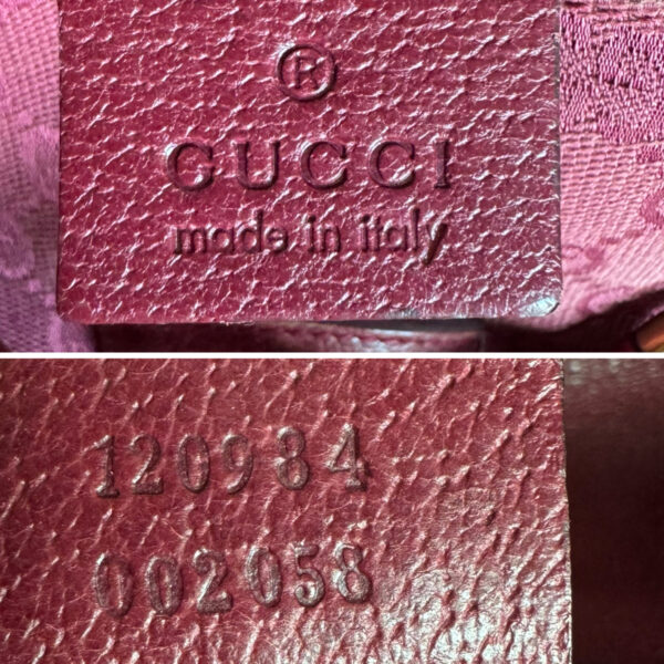 Gucci Monogram Horsebit Shoulder Bag in Magenta Pink / Gold - Image 9