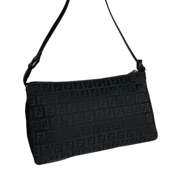Fendi Monogram Shoulder Bag in Black - Image 2