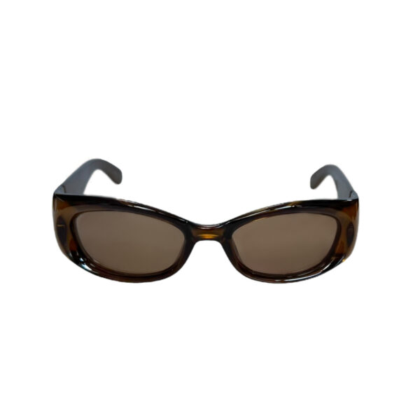 Gucci GG Logo Chunky Sunglasses in Gold - Image 2