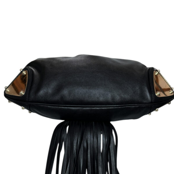 Gucci Indy Tassel Leather Shoulder Bag in Black / Gold - Image 5