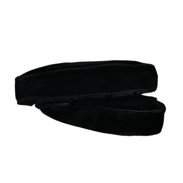 Dior Gaucho Velvet Suede Double Saddle Shoulder Bag in Black / Tan - Image 5