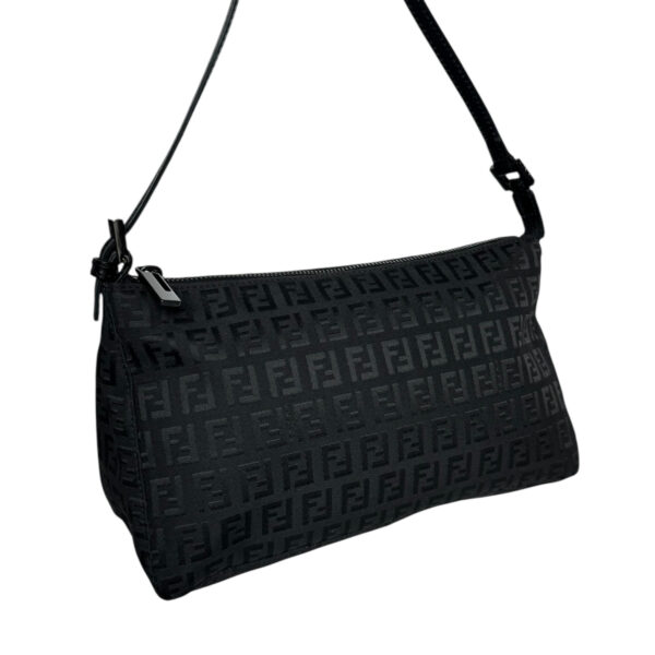 Fendi Monogram Shoulder Bag in Black - Image 4