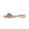 Chanel Camellia Logo Mother of Pearl Sandals in Beige UK 4.5 - Image 2