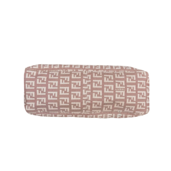 Fendi Monogram Shoulder Baguette Bag in Dusty Pink / Gold - Image 5