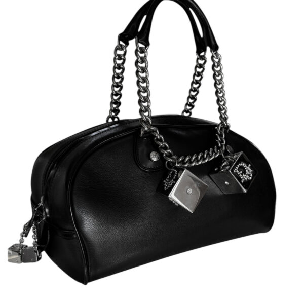 Dior Crystal Dice Gambler Bag in Black / Silver - Image 2