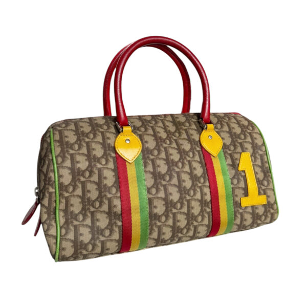 Dior Monogram Rasta Boston Bag in Brown / Red - Green - Yellow - Image 2