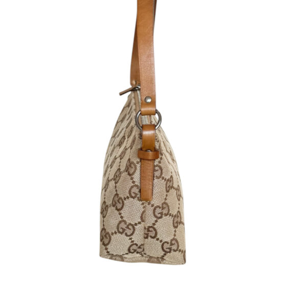 Gucci Monogram Pochette Mini Shoulder Bag in Beige / Tan - Image 3