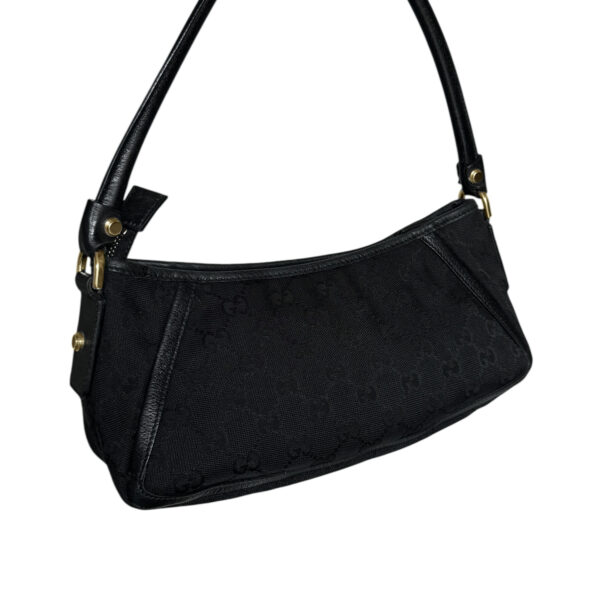 Gucci Monogram D Ring Shoulder Bag in Black / Gold - Image 4
