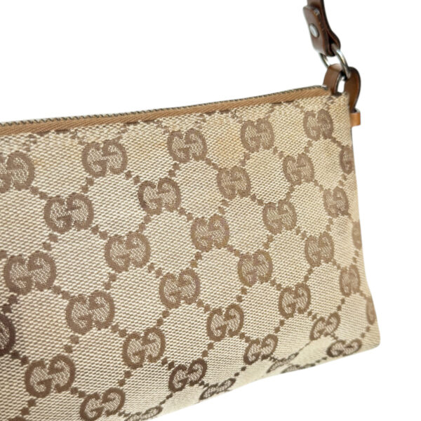 Gucci Monogram Pochette Mini Shoulder Bag in Beige / Tan - Image 5