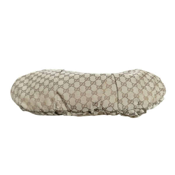 Gucci Monogram Studded Pelham Hobo Shoulder Bag in Beige / Brown / Gold - Image 5