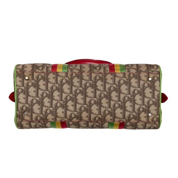 Dior Monogram Rasta Boston Bag in Brown / Red - Green - Yellow - Image 4
