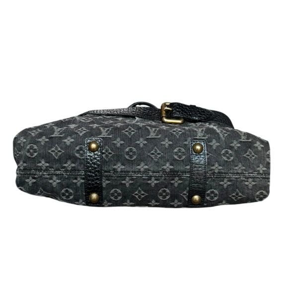 Louis Vuitton Monogram Denim Cabby Hobo Shoulder Bag in Black / Gold - Image 6