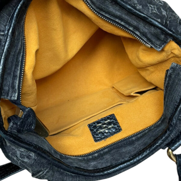 Louis Vuitton Monogram Denim Cabby Hobo Shoulder Bag in Black / Gold - Image 7