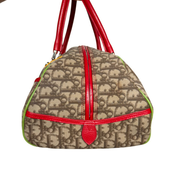 Dior Monogram Rasta Bowling Bag in Brown / Red - Yellow - Green - Image 3