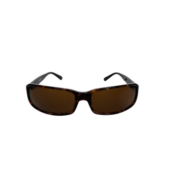 Miu Miu Logo Tortoiseshell Sunglasses in Brown / Silver - Image 2