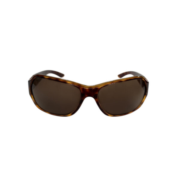 Miu Miu Logo Oversized Tortoiseshell Sunglasses in Brown / Gold - Image 2
