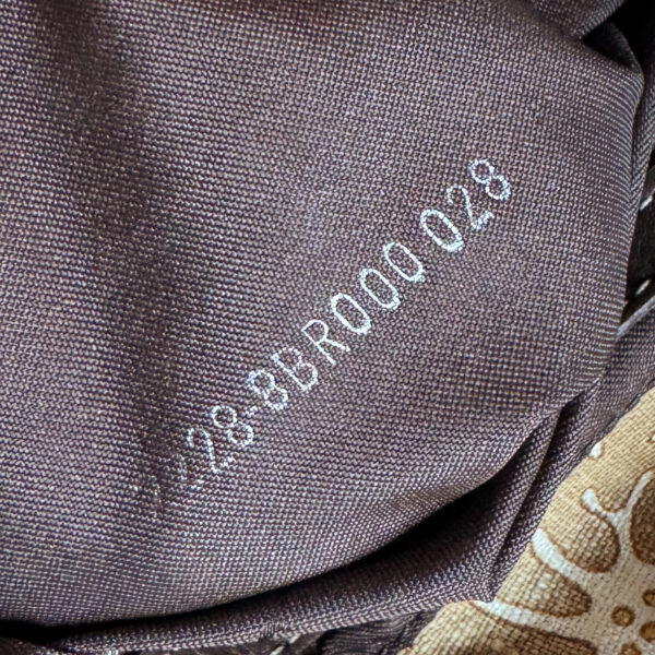 Fendi Floral Canvas Shoulder Baguette Bag in Beige / Brown - Image 8