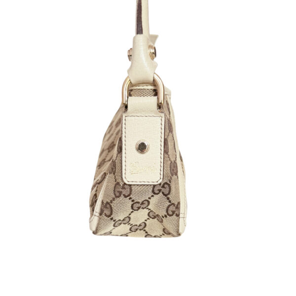 Gucci Monogram D Ring Shoulder Bag in Beige / Cream / Gold - Image 3