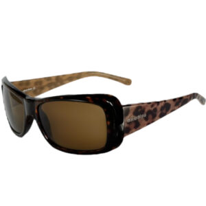 Vintage Miu Miu Logo Leopard Print Sunglasses in Brown / Gold | NITRYL