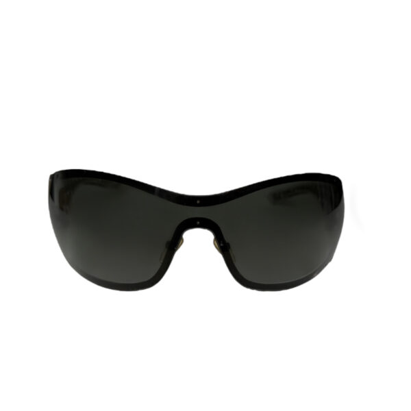 Dior Logo Oversized Wraparound Sunglasses in Silver - Image 2