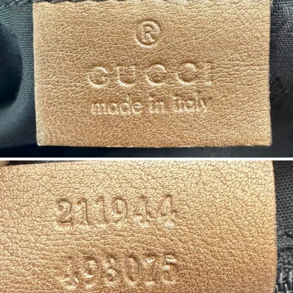Gucci Monogram Leather Sukey Hobo Shoulder Bag in Metallic Bronze / Gold - Image 9