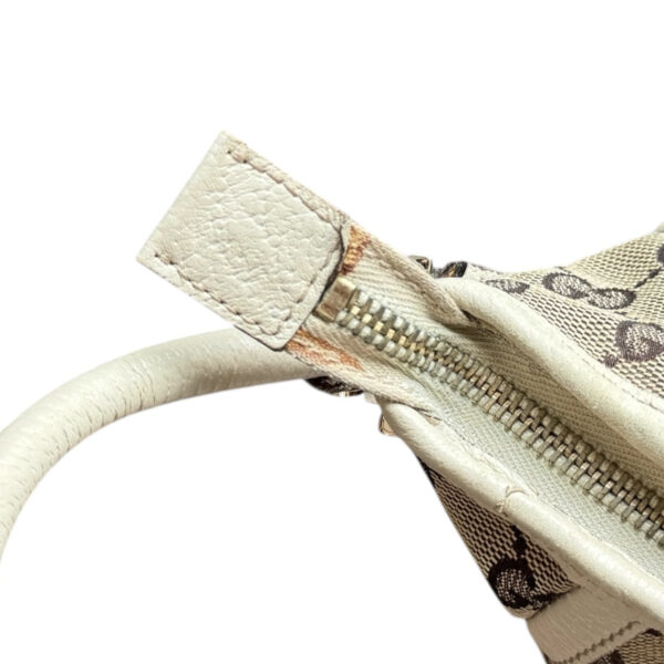 Gucci Monogram D Ring Shoulder Bag in Beige / Cream / Gold - Image 7