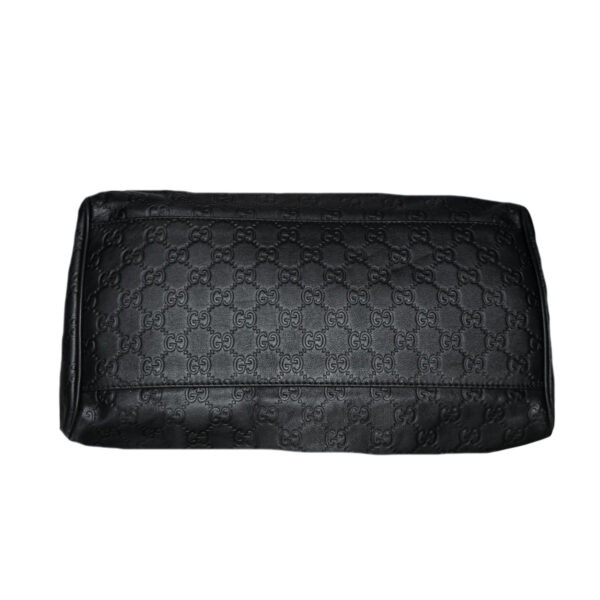 Gucci Monogram Leather Sukey 2-Way Hobo Shoulder Bag in Black / Gold - Image 5
