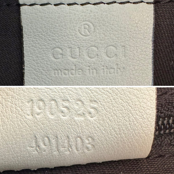 Gucci Monogram Leather D Ring Hobo Shoulder Bag in Ivory / Gold - Image 9