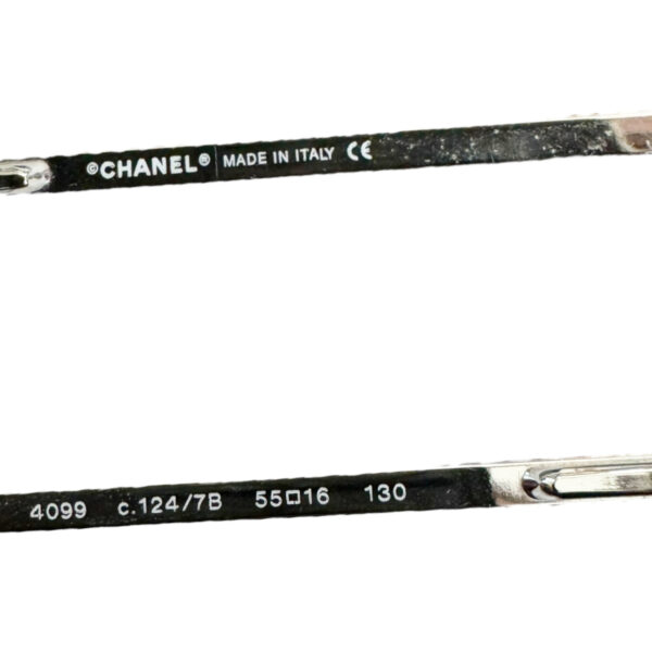 Chanel Rimless Logo Ombre Sunglasses in Blue / Silver - Image 3