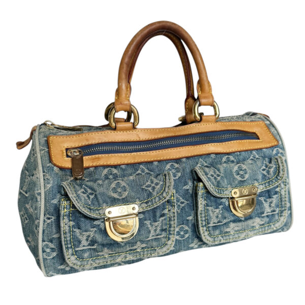 Louis Vuitton Monogram Denim Neo Speedy Bag in Blue - Image 2
