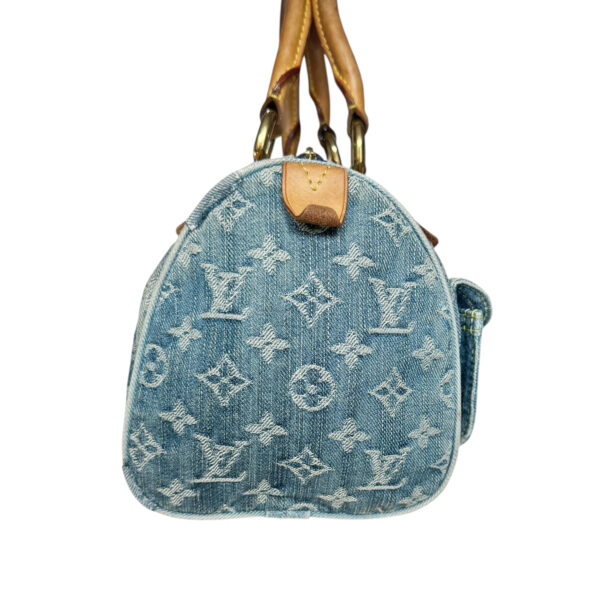 Louis Vuitton Monogram Denim Neo Speedy Bag in Blue - Image 3