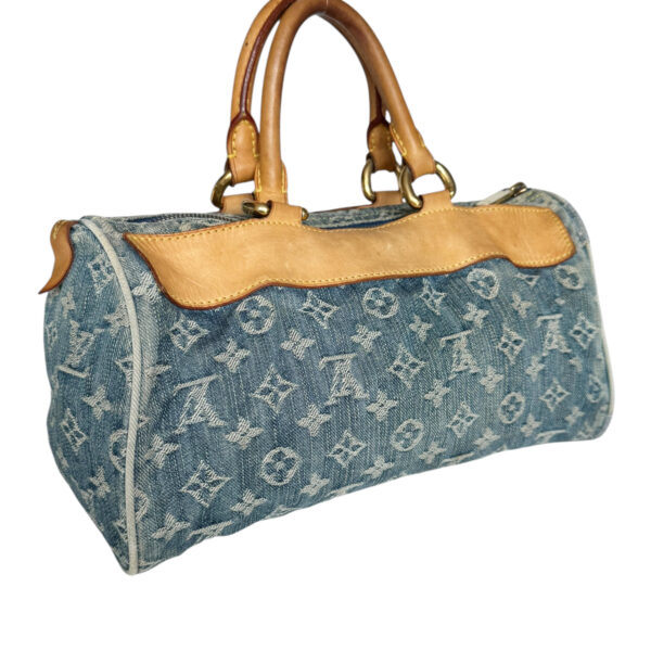 Louis Vuitton Monogram Denim Neo Speedy Bag in Blue - Image 4