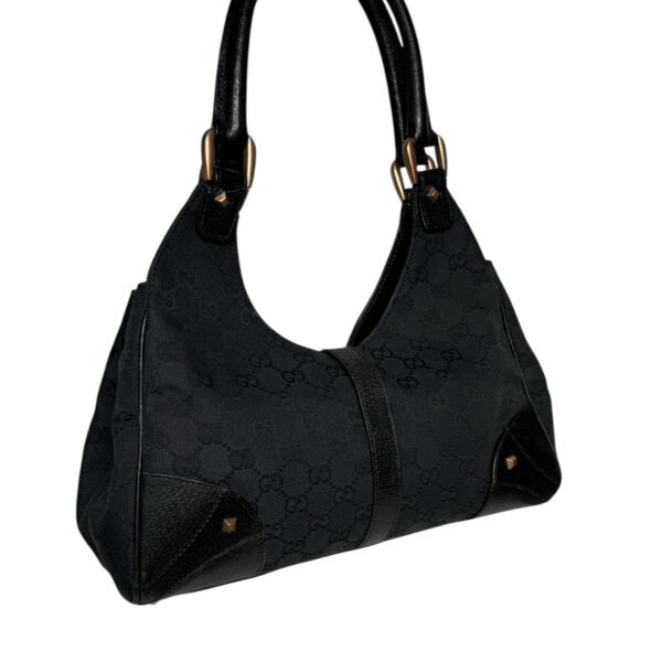 Gucci Monogram Jackie Shoulder Bag in Black / Copper - Image 4