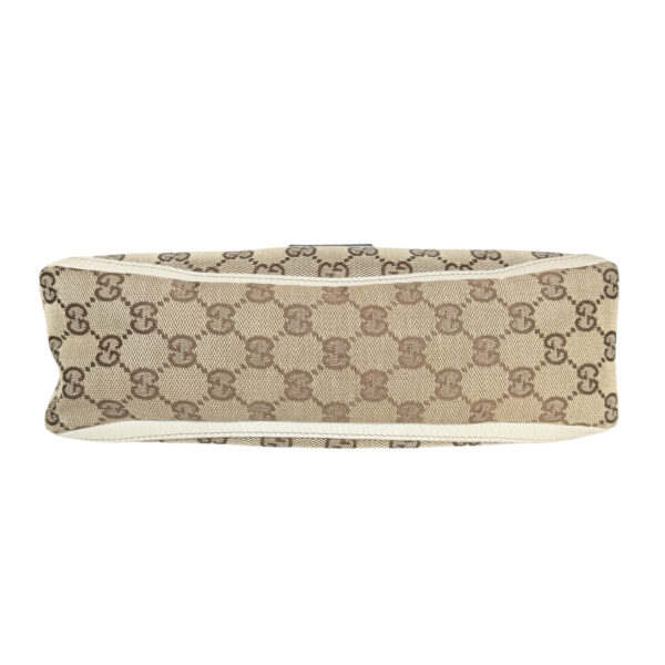 Gucci Monogram D Ring Shoulder Bag in Beige / Cream / Gold - Image 5
