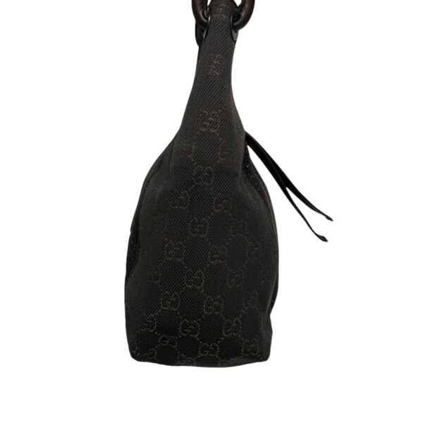 Gucci Monogram Canvas Shoulder Bag in Brown - Image 3