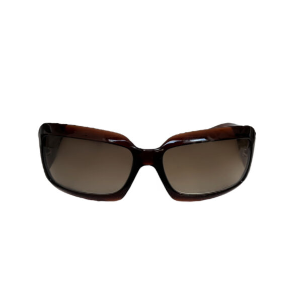 Chanel Mother of Pearl Logo Sunglasses in Brown - Image 2