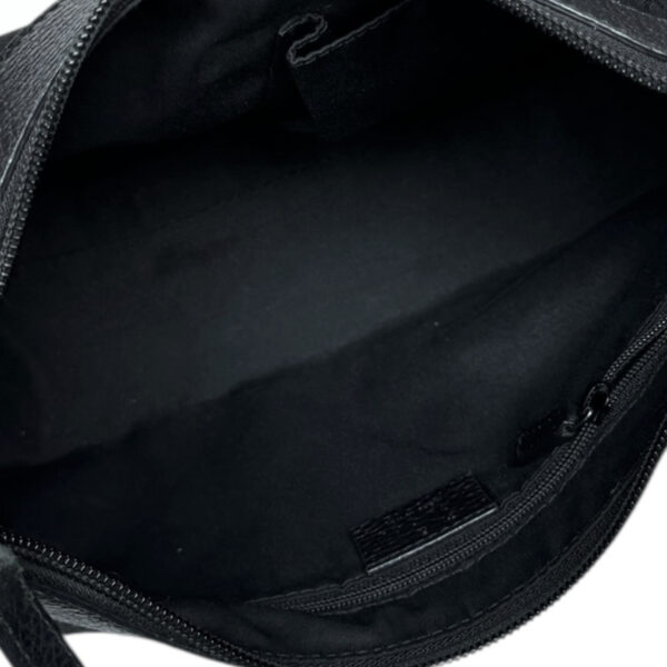 Gucci Monogram Nylon D Ring Hobo Shoulder Bag in Black / Silver - Image 6