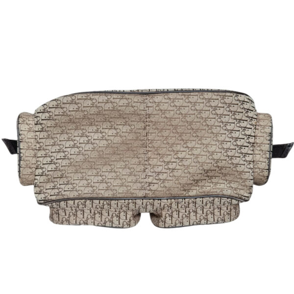 Dior Monogram Pocket Hobo Columbus Shoulder Bag in Beige / Brown / Silver - Image 5