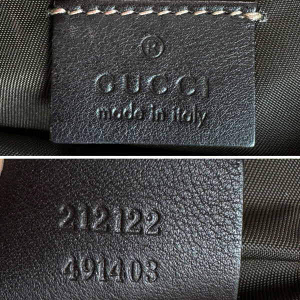 Gucci GG Charm Monogram Mini Shoulder Bag in Beige / Brown / Gold - Image 7