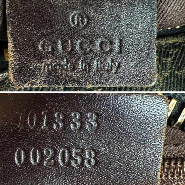 Gucci Monogram Canvas Shoulder Bag in Brown - Image 8