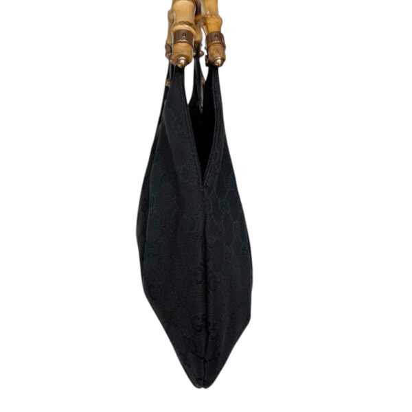 Gucci Monogram Bamboo Mini Bag in Black - Image 5