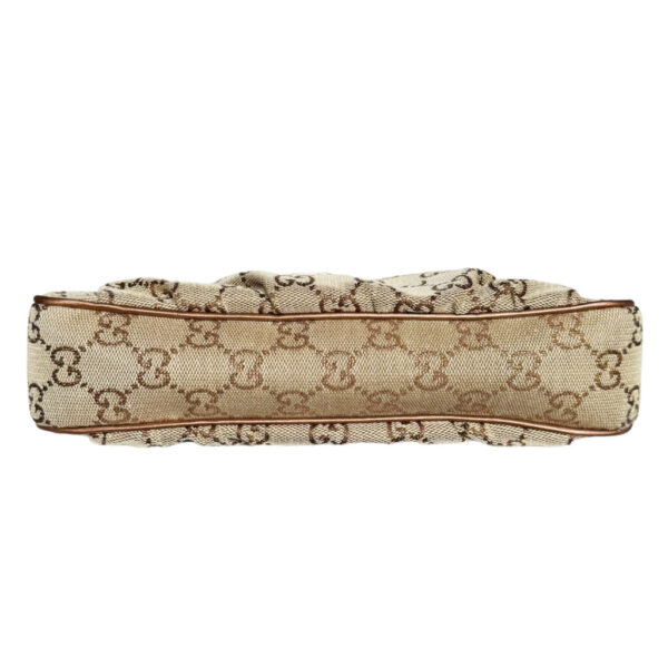 Gucci Monogram Heart Charm Mini Shoulder Bag in Beige / Metallic Bronze / Gold - Image 5