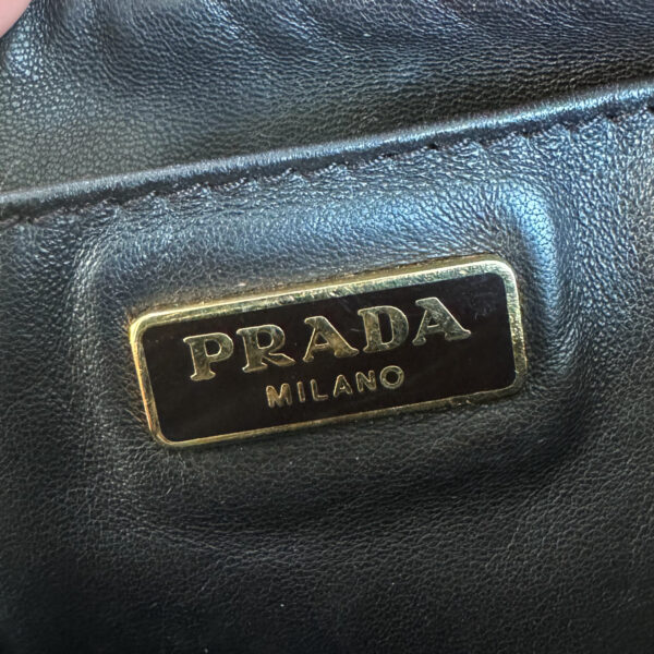Prada Leopard Print Calfskin Mini Crossbody Bag in Brown / Gold - Image 8