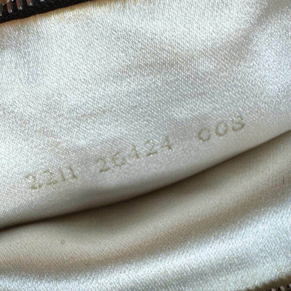Fendi Cow Print Calfskin Shoulder Baguette Bag in Mustard Yellow / Brown / Silver - Image 10