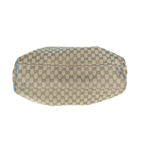 Gucci Monogram Sukey Large Hobo Shoulder Bag in Beige / Blue / Gold - Image 5
