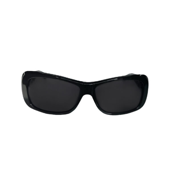 Miu Miu Logo Polka Dot Sunglasses in Black / White - Image 2