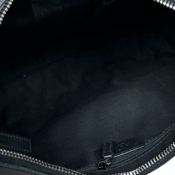 Gucci Monogram Leather D Ring Hobo Shoulder Bag in Black / Gold - Image 6